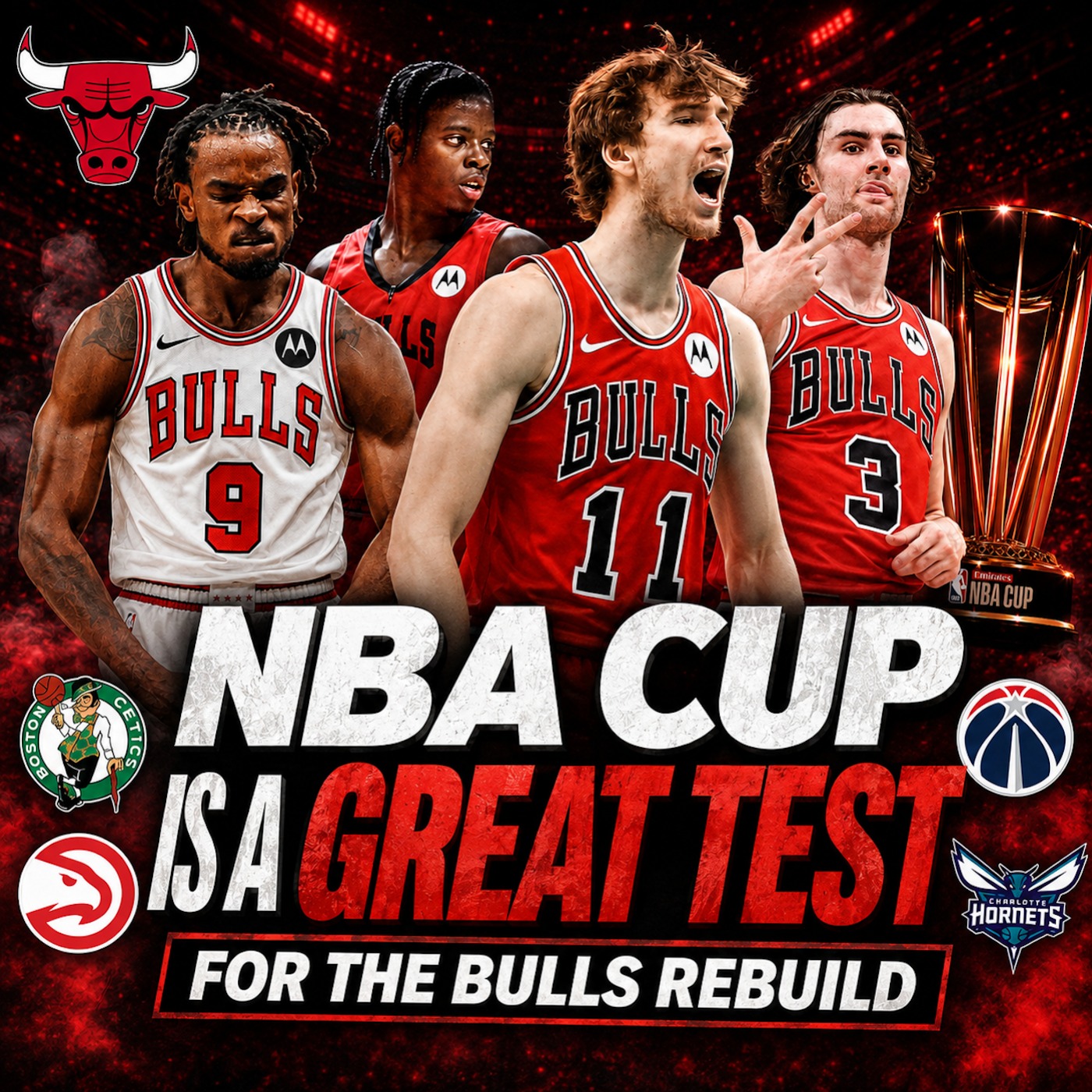 Bulls NBA Cup Group Could EXPOSE The Rebuild Early 👀 Plus Patrick Williams Contract Panic?