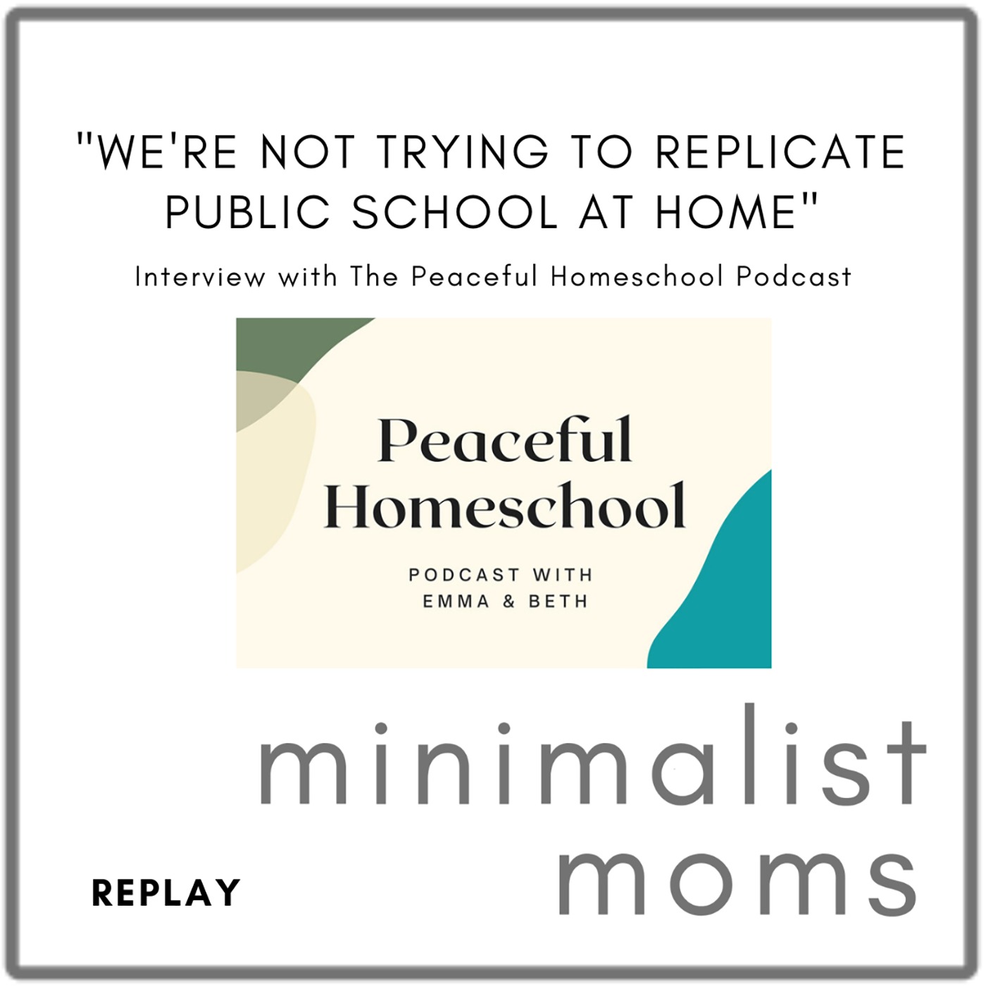 Minimalist Moms Podcast | Purposeful Life & Parenting Tips