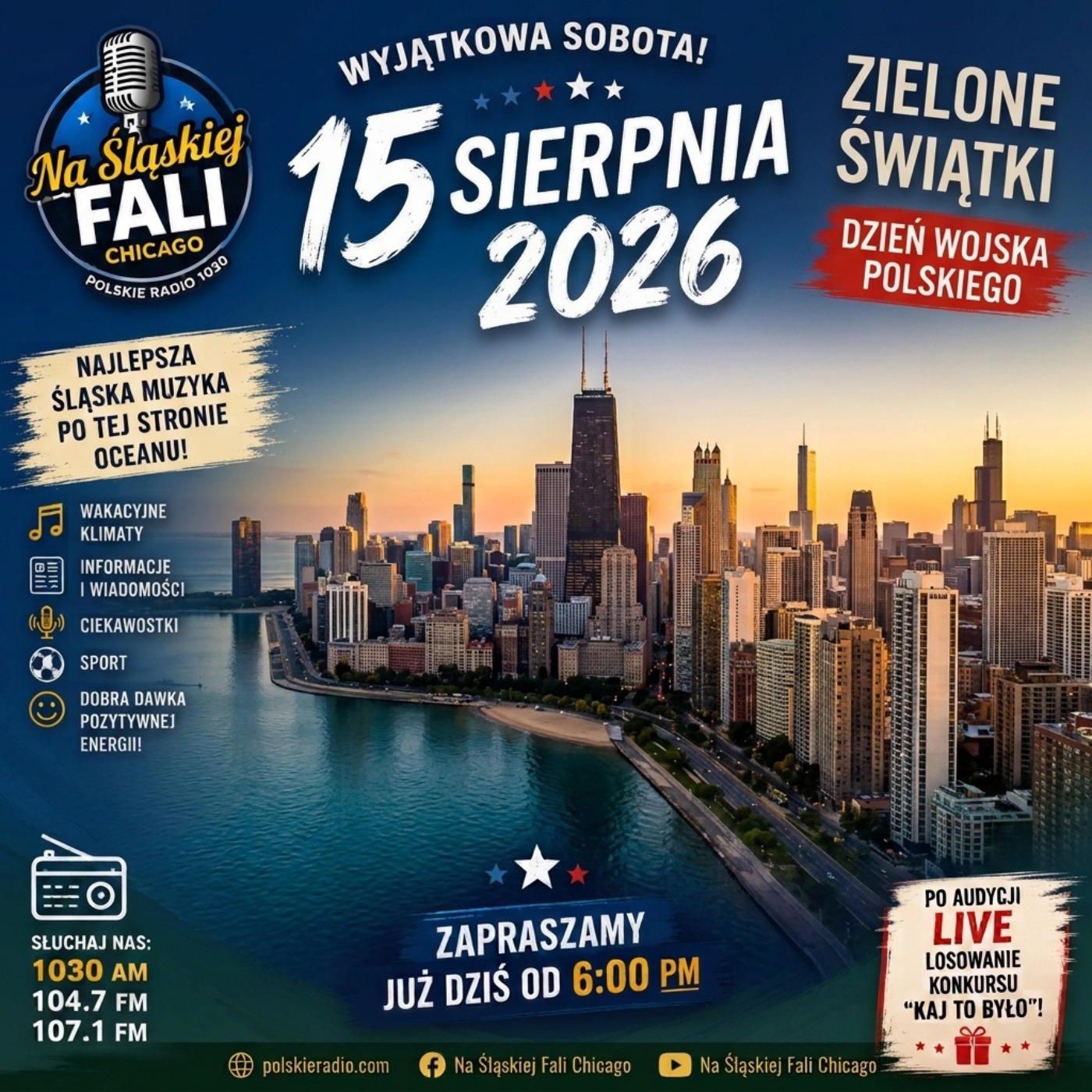 📻 Śląska biesiada, cyberbezpieczeństwo i wielkie serca! Słuchaj audycji „Na Śląskiej Fali” w Polskim Radiu 1030 Chicago (15 sierpnia) episode artwork