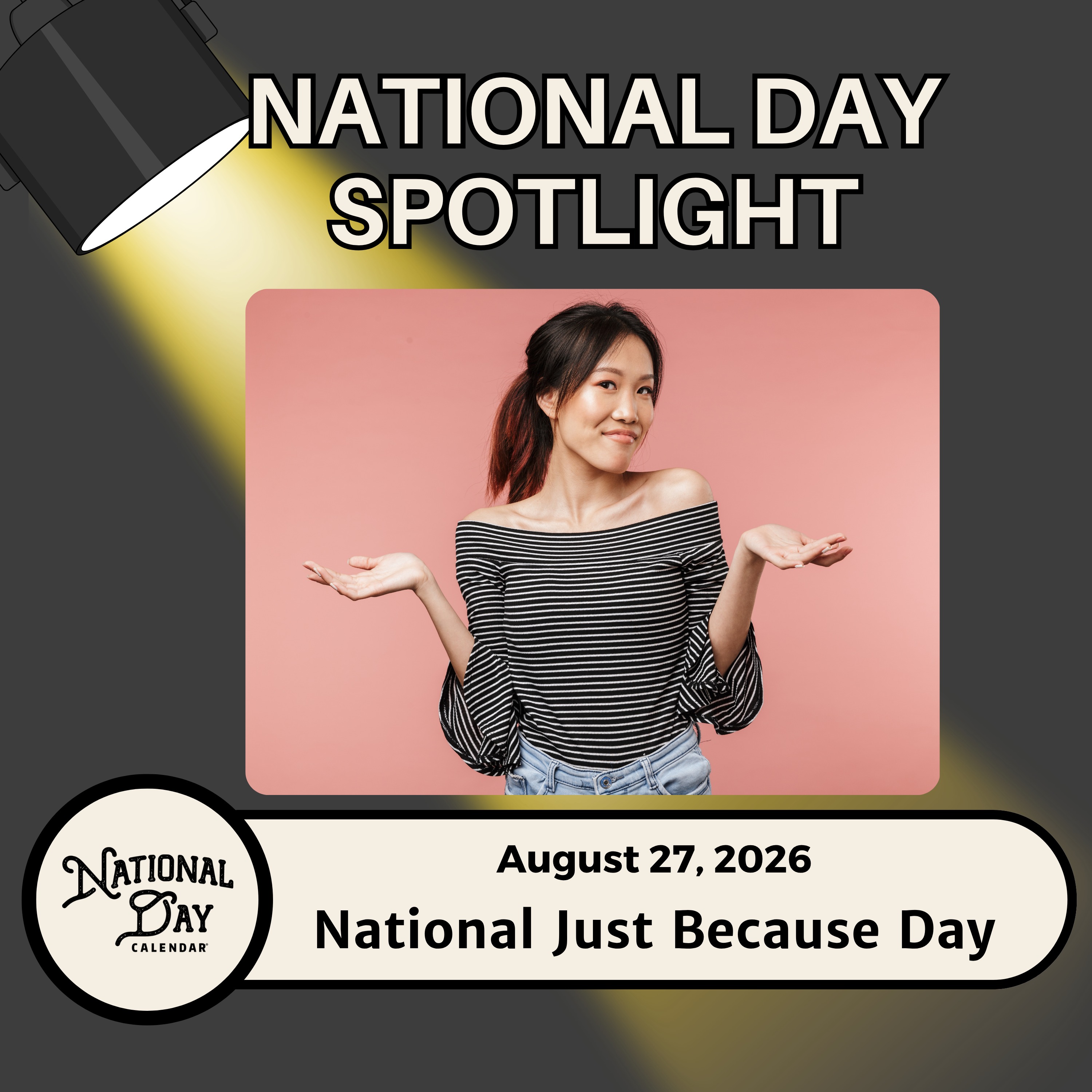National Just Because Day episode artwork