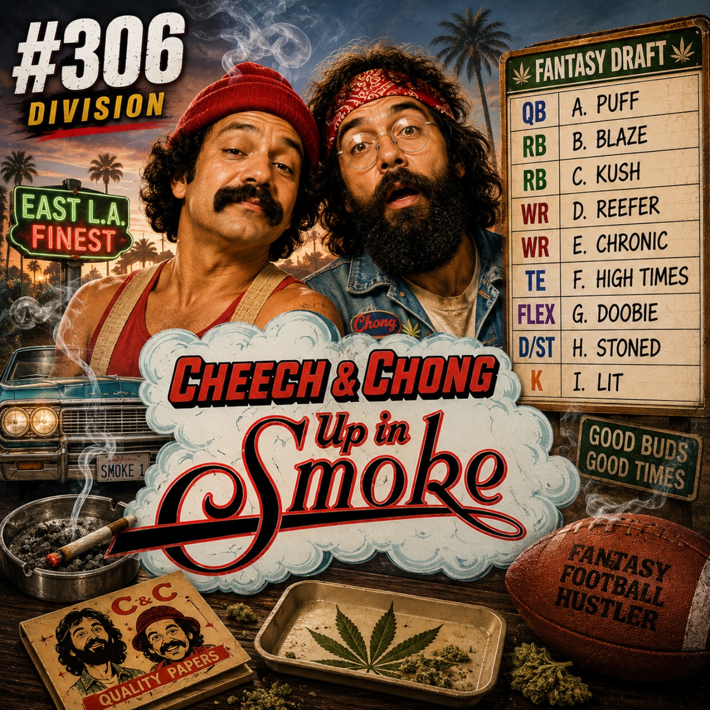 #306 Cheech & Chong Up In Smoke Divisional Draft | 2026 Best Ball Tourney