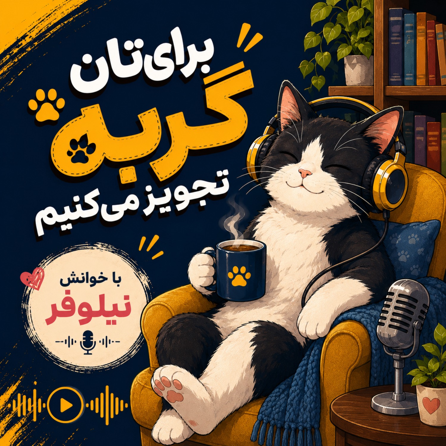 برایتان گربه تجویز می‌کنیم podcast artwork