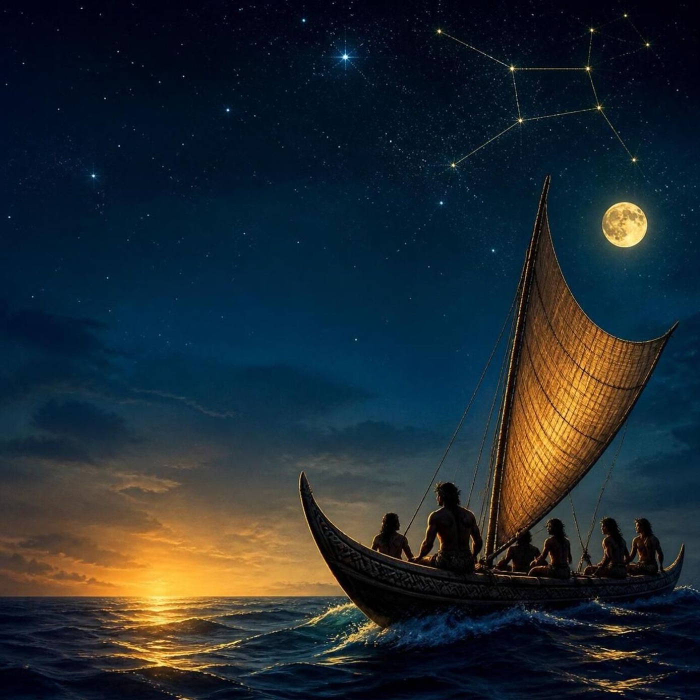 Canoas, estrellas y un océano sin fin: la epopeya de los primeros navegantes del Pacífico episode artwork