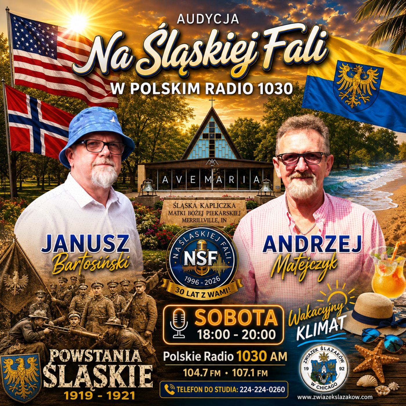 📻 DZISIAJ SOBOTA – „NA ŚLĄSKIEJ FALI” W POLSKIM RADIO 1030! episode artwork
