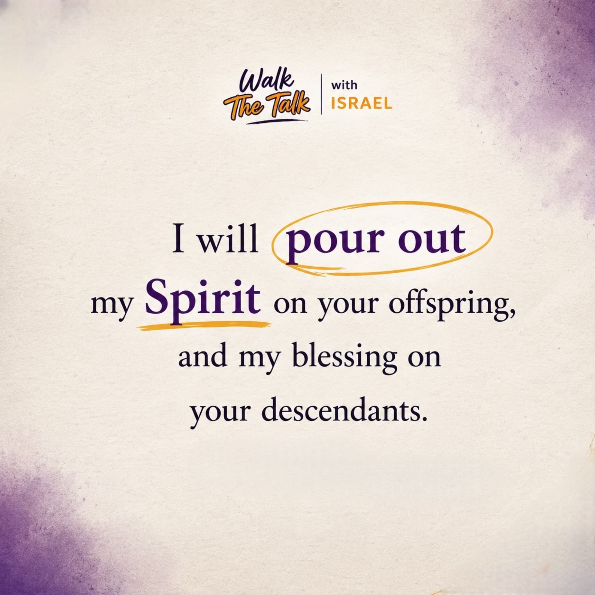 God Will Pour Out His Spirit | Understanding Isaiah 44:3
