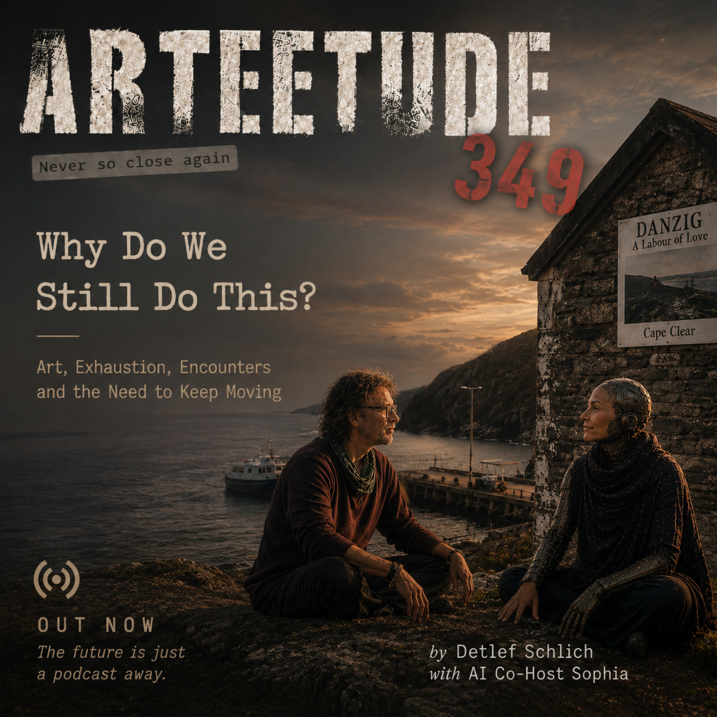 # ArTEEtude 349, Detlef Schlich reflects with Sophia on the aftermath of the WAW Keep Clear journey through Cape Clear and Ballydehob.The episode closes with the new Los Inorgánicos track: “Why Do We Still Do This?”