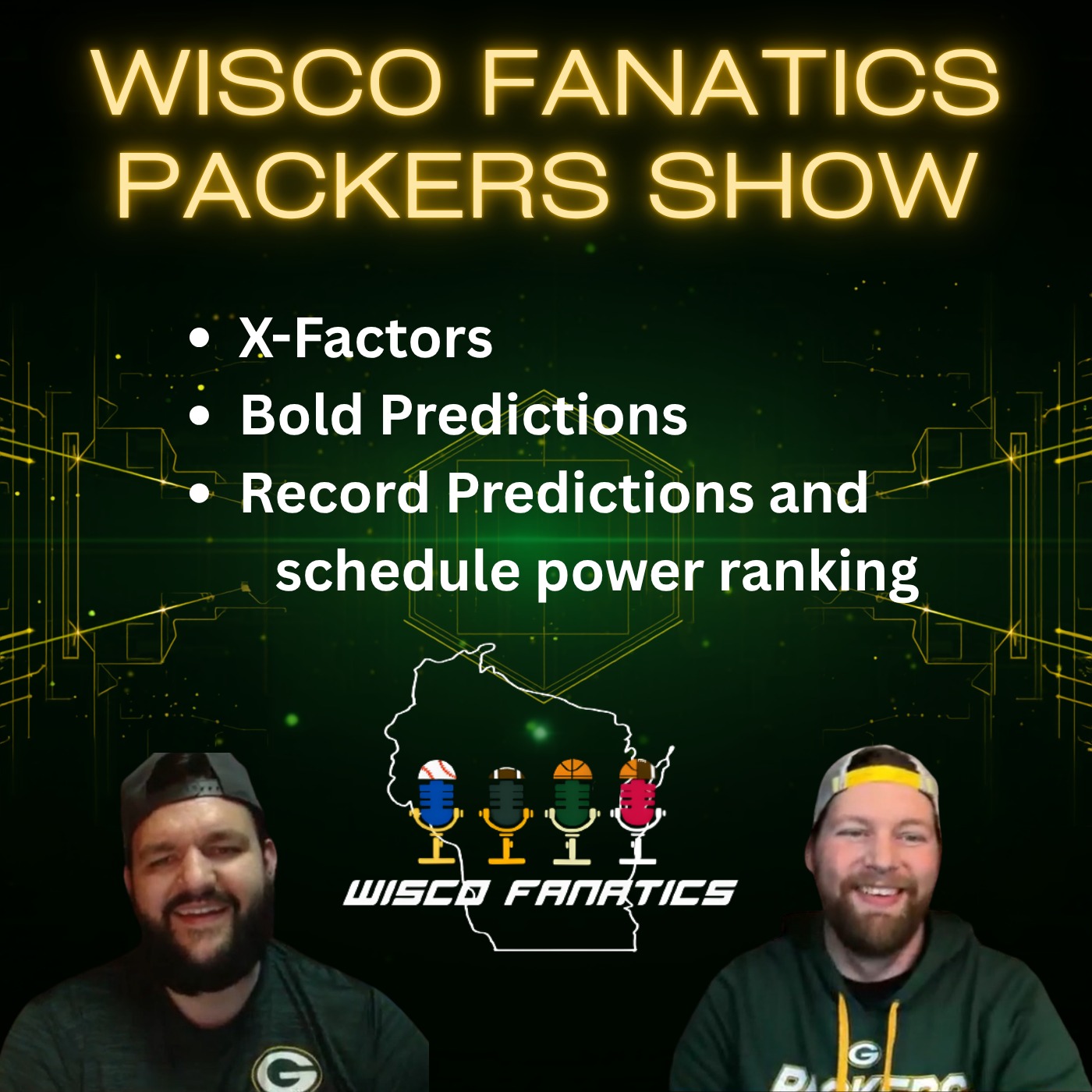 Packers X-factors and predictions episode artwork