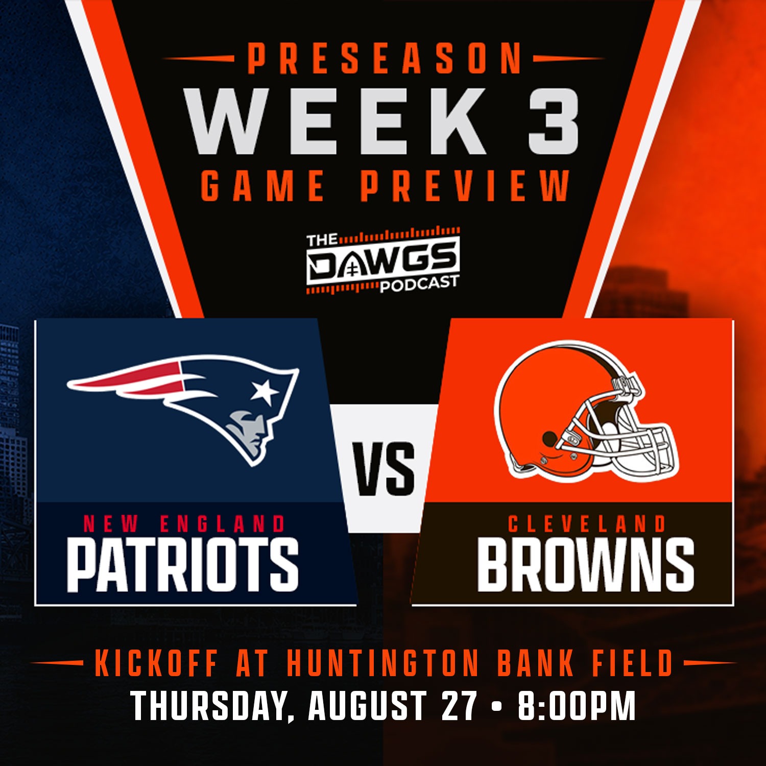 Patriots x Browns: Game Preview (But Mostly Listener Reactions About Watson) - Cleveland Browns Podcast for 8/26/26 episode artwork
