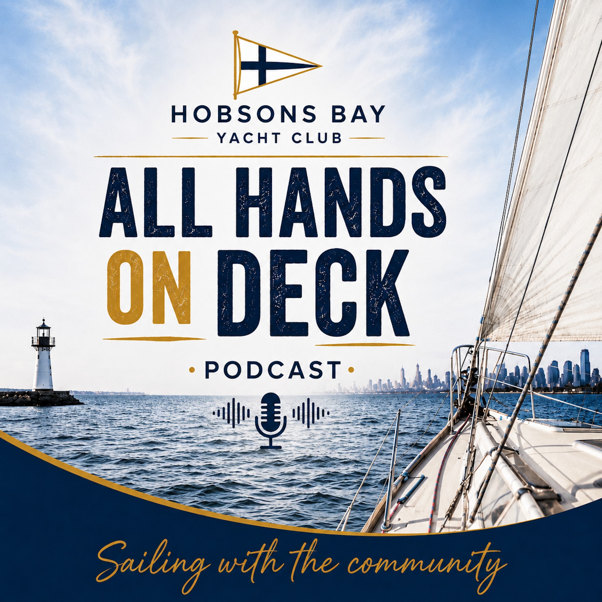 All hands on deck - Hobsons Bay Yacht Club podcast artwork