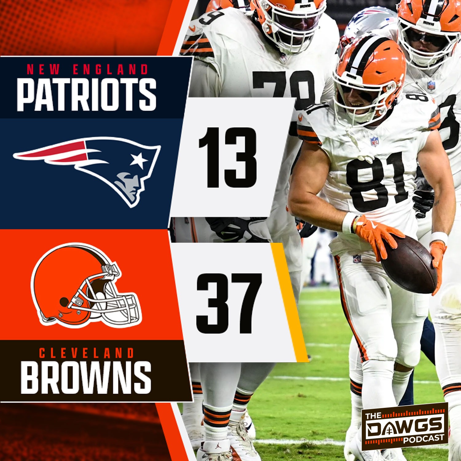 Patriots x Browns: Game Reactions + 53-Man Roster Predictions - Cleveland Browns Podcast for 8/28/26 episode artwork