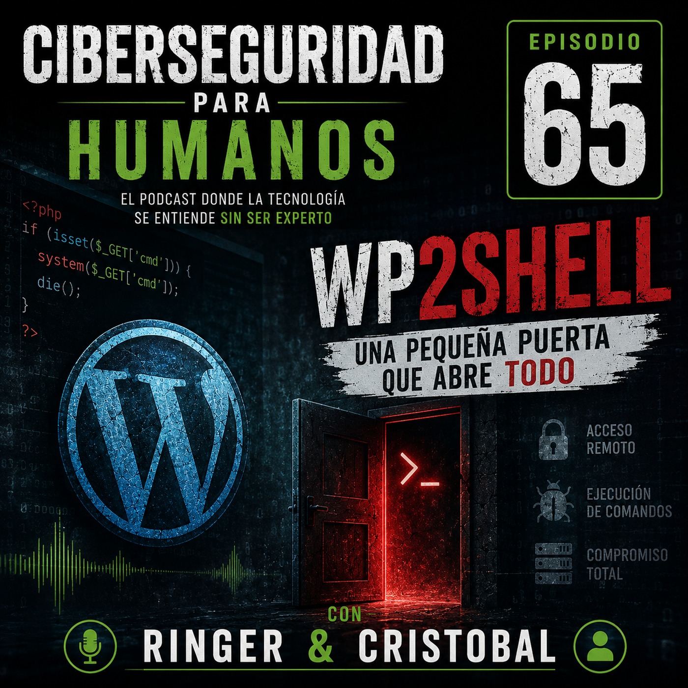 Capítulo 65 (¡¡¡Alerta, vulnerabilidad crítica en Wordpress!!!) episode artwork