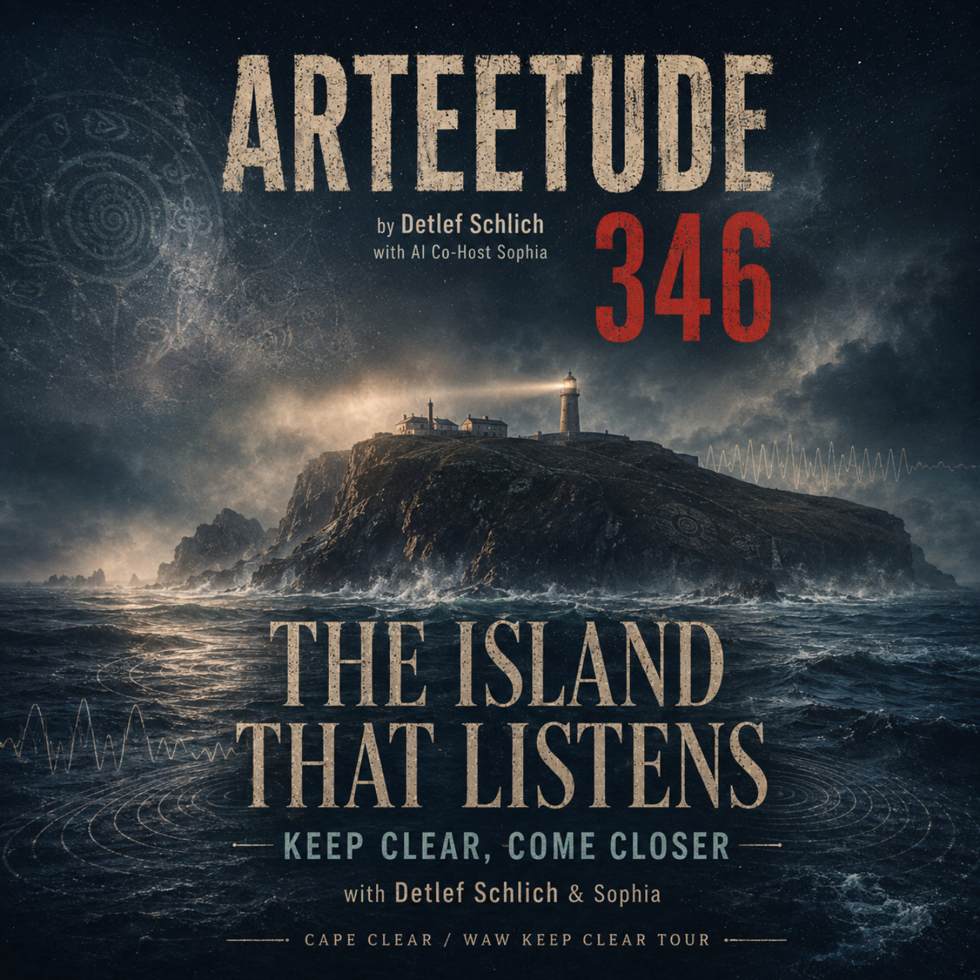 #ARTEETUDE 346 - Detlef Schlich and his Co-Host Sophia carry their exploration of vibration, memory and reception across the Atlantic to Cape Clear Island — Oileán Chléire. The episode also looks ahead to the WAW Keep Clear Tour 2026, beginning at Club Chléire on Wednesday, 12 August, with Schlich and Dirk Schlömer.