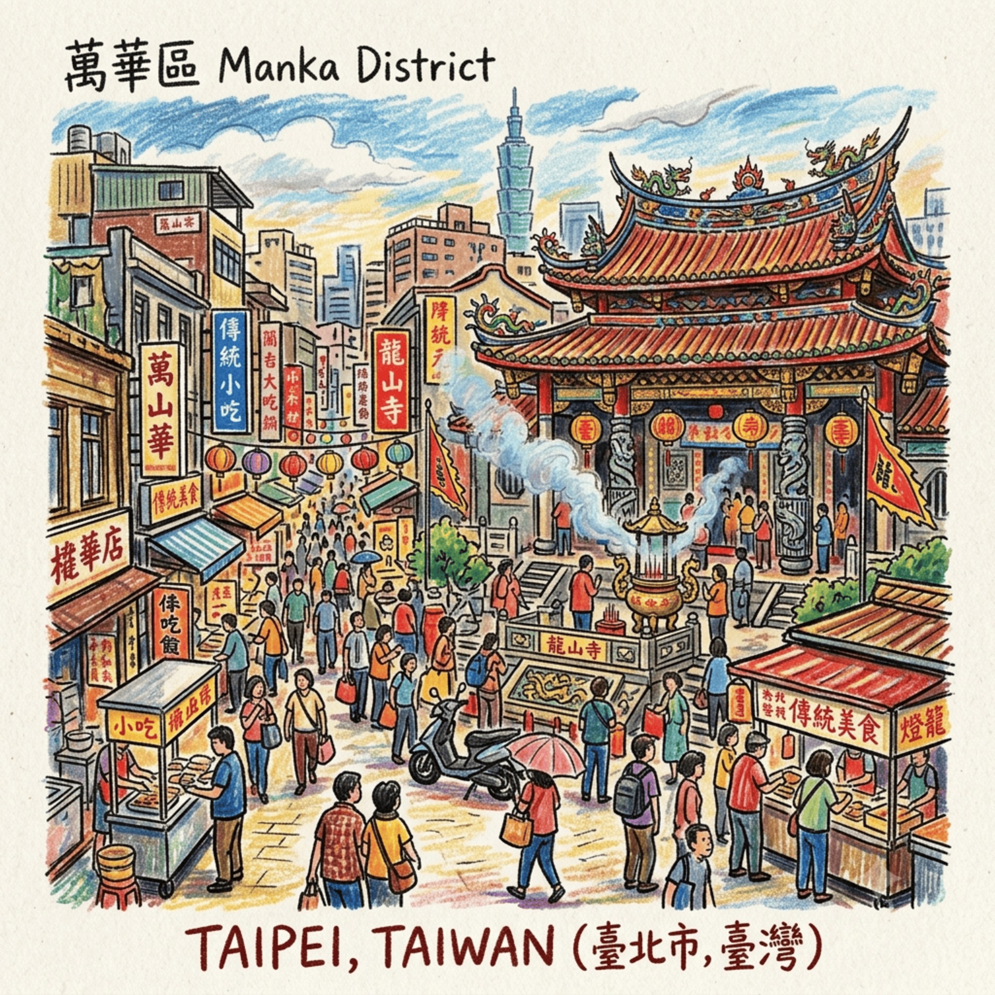 (CAN) 台北萬華區嘅靈性歷史旅遊故事（廣東話）