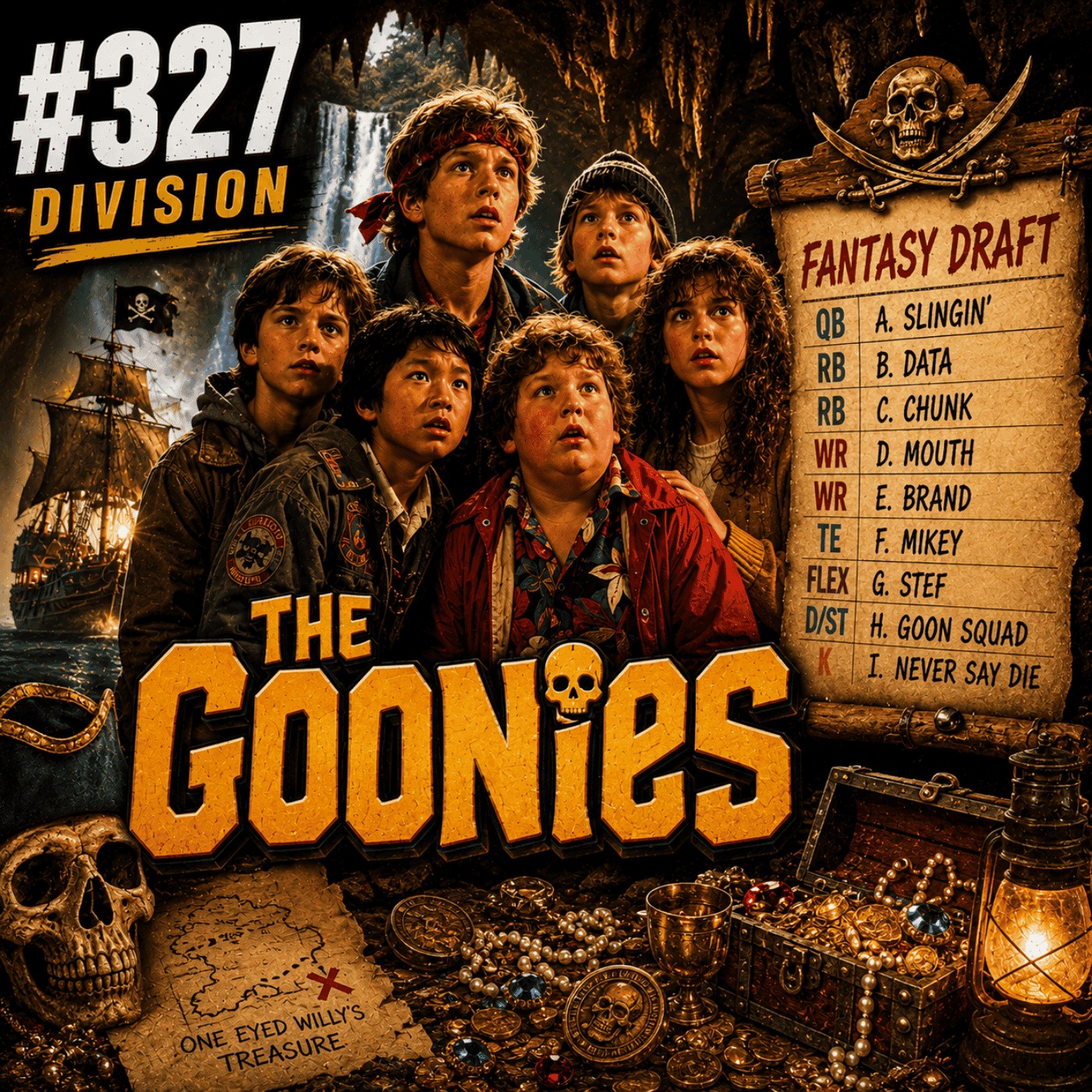 #327 The Goonies Divisional Draft | 2026 Best Ball Tourney