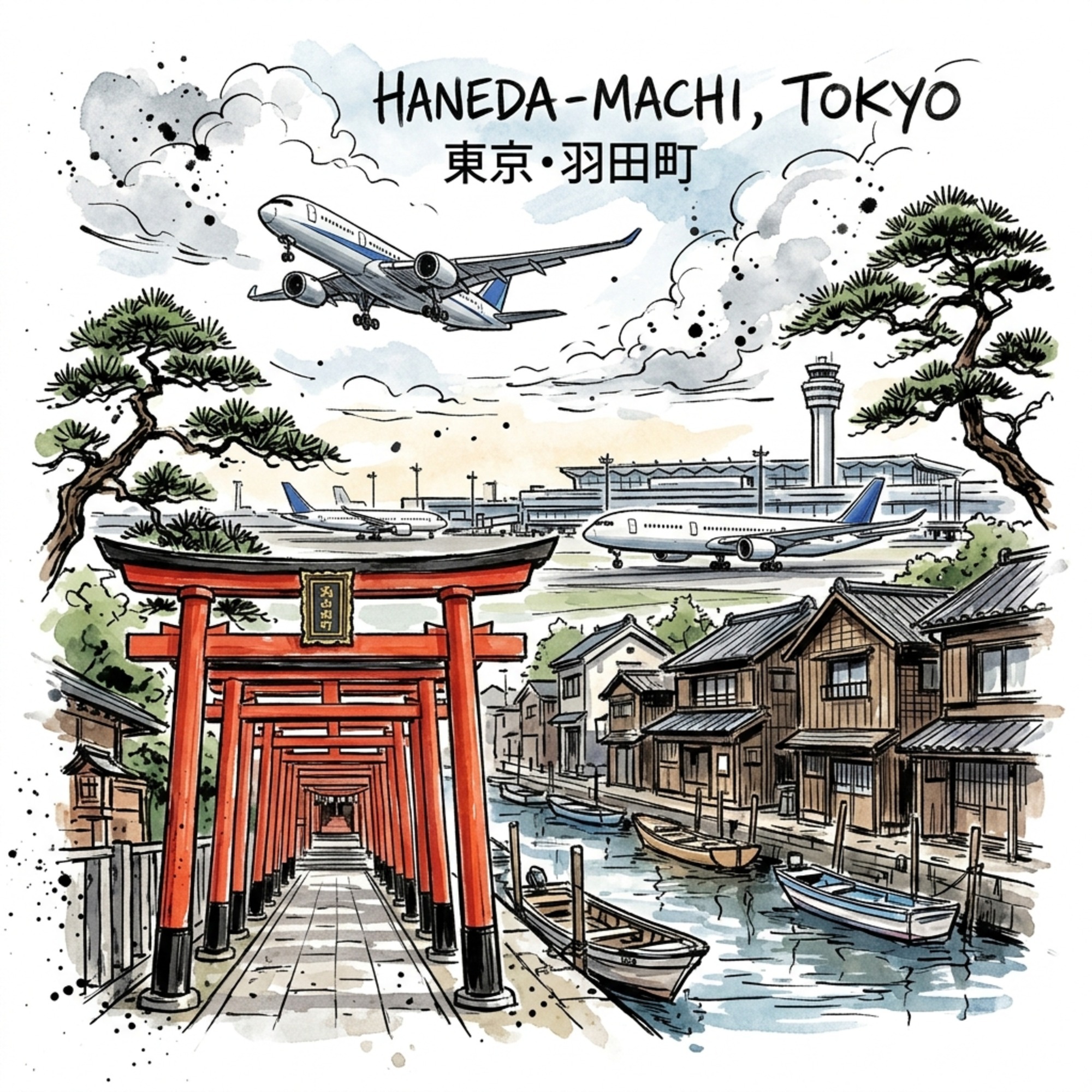 ENG-The Spatial Evolution and Spiritual History of Haneda-machi, Tokyo