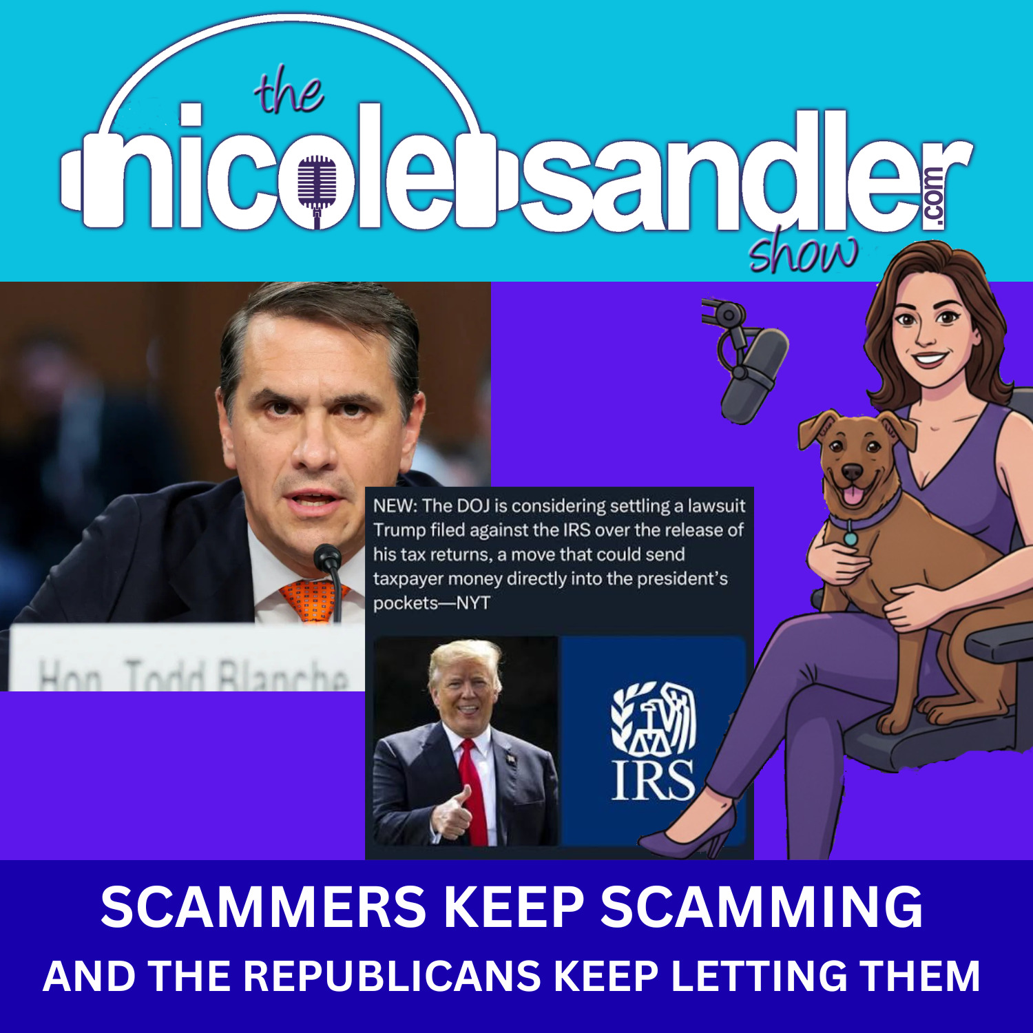 Scammers Keep Scamming- Trump, Blanche, the IRS & Dave Johnson visits