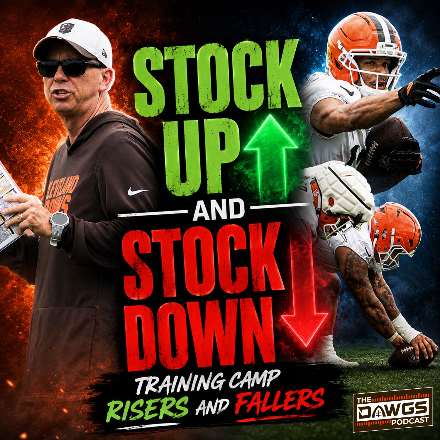 Training Camp Risers and Fallers + The Sudden Dillon Gabriel Hype - Cleveland Browns Podcast for 8/4/26 episode artwork