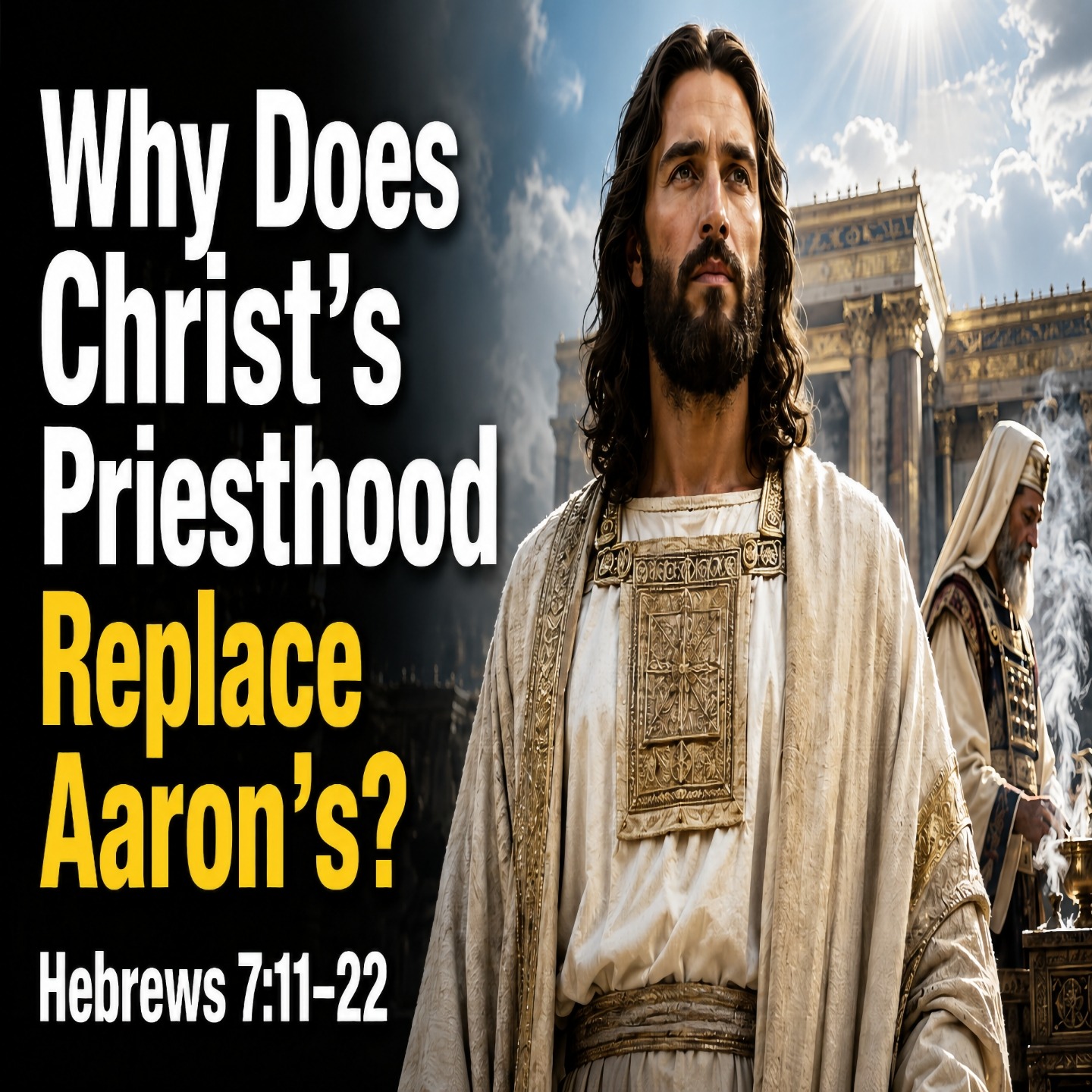 Why is Christ’s Priesthood Greater Than Aaron’s? (Hebrews 7:11-22) episode artwork