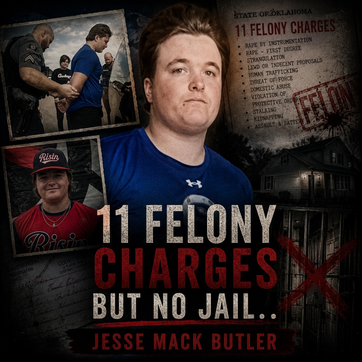 Mercy or Injustice? 11 Felony Charges and No Prison Time.. JESSE MACK BUTLER