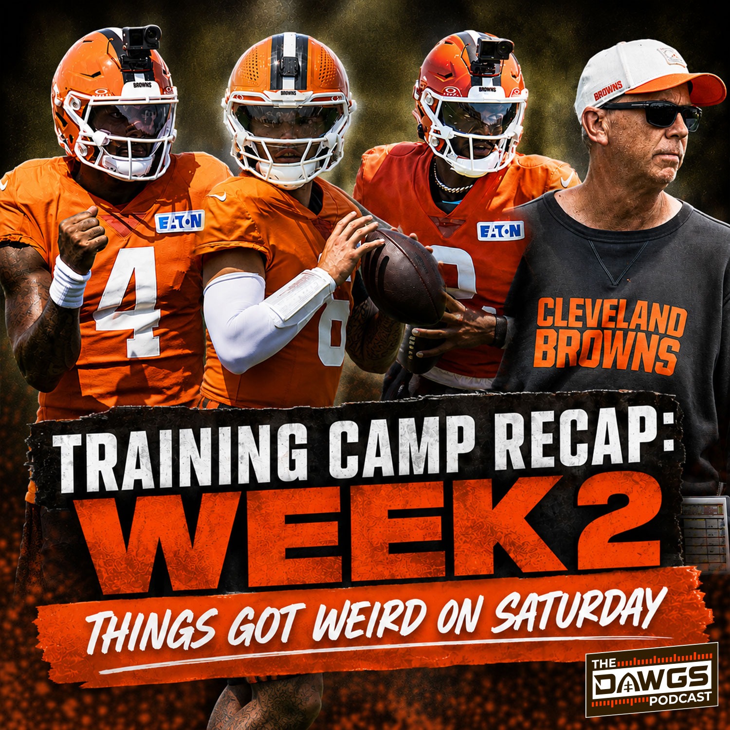 Training Camp Week 2 Recap: Things Got Weird on Saturday - Cleveland Browns Podcast for 8/9/26 episode artwork