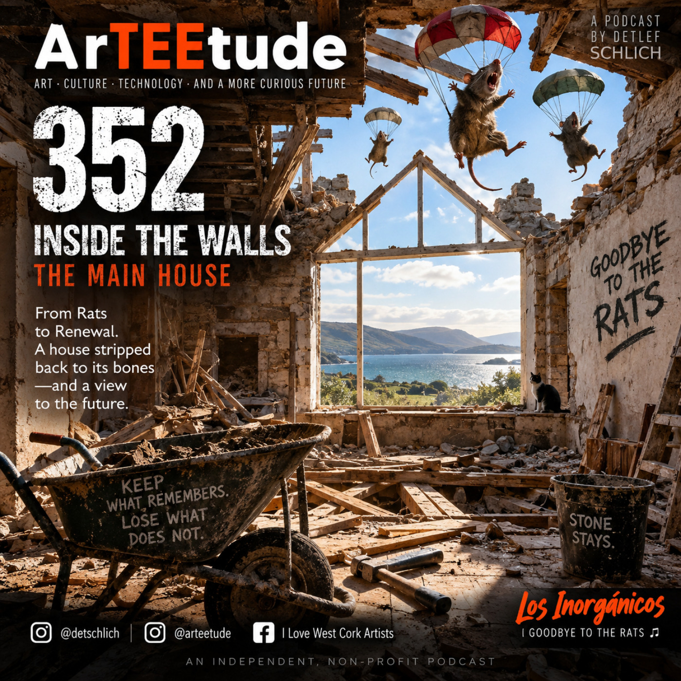 #ArTEEtude 352 - Detlef Schlich, supported by his AI-Co HOst Sophia returns to Lackavaun and asks why these memories have resurfaced more than twenty years later.The episode ends with a new Los Inorgánicos track:  “Goodbye to the Rats.”
