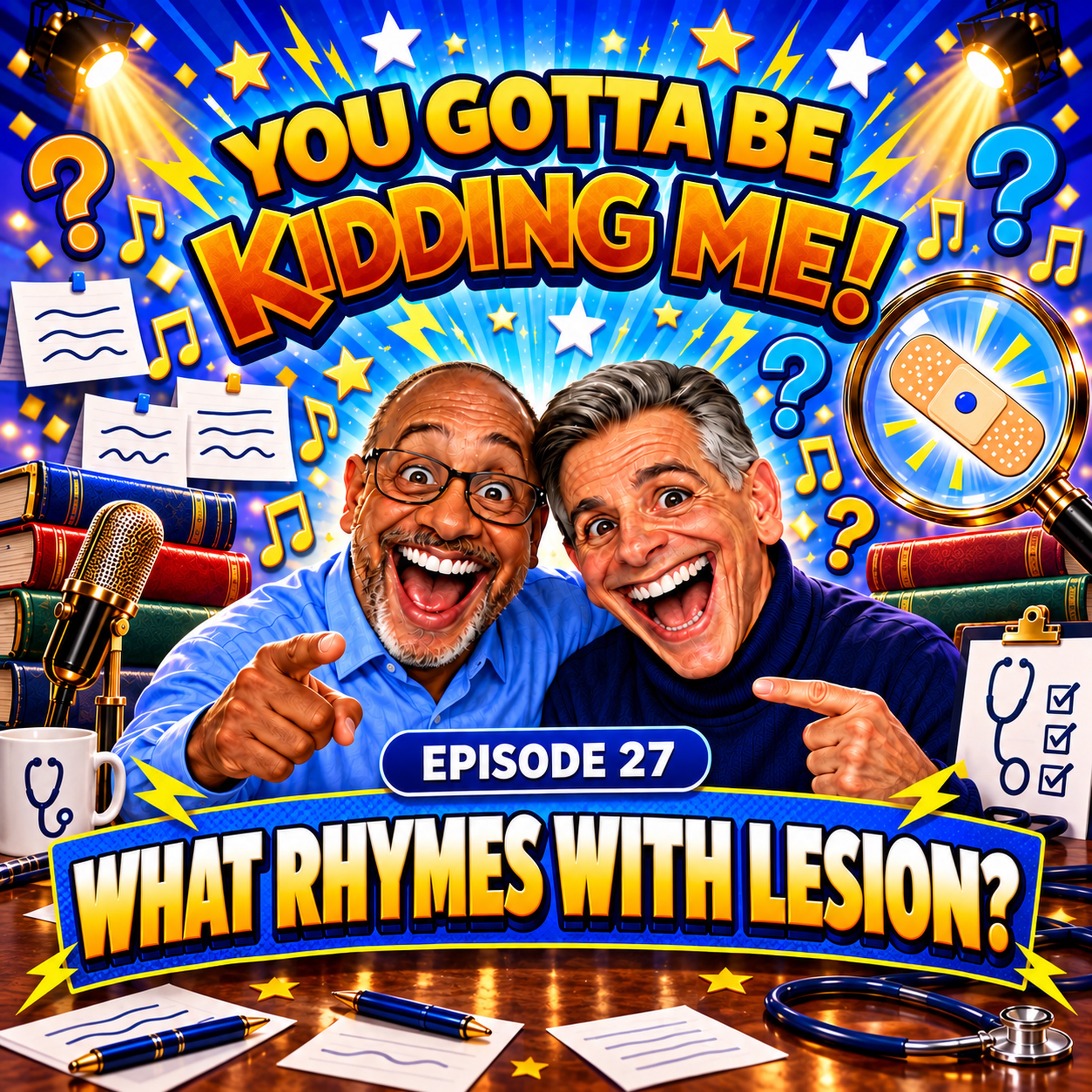 Artwork for Episode 27: What Rhymes With Lesion?