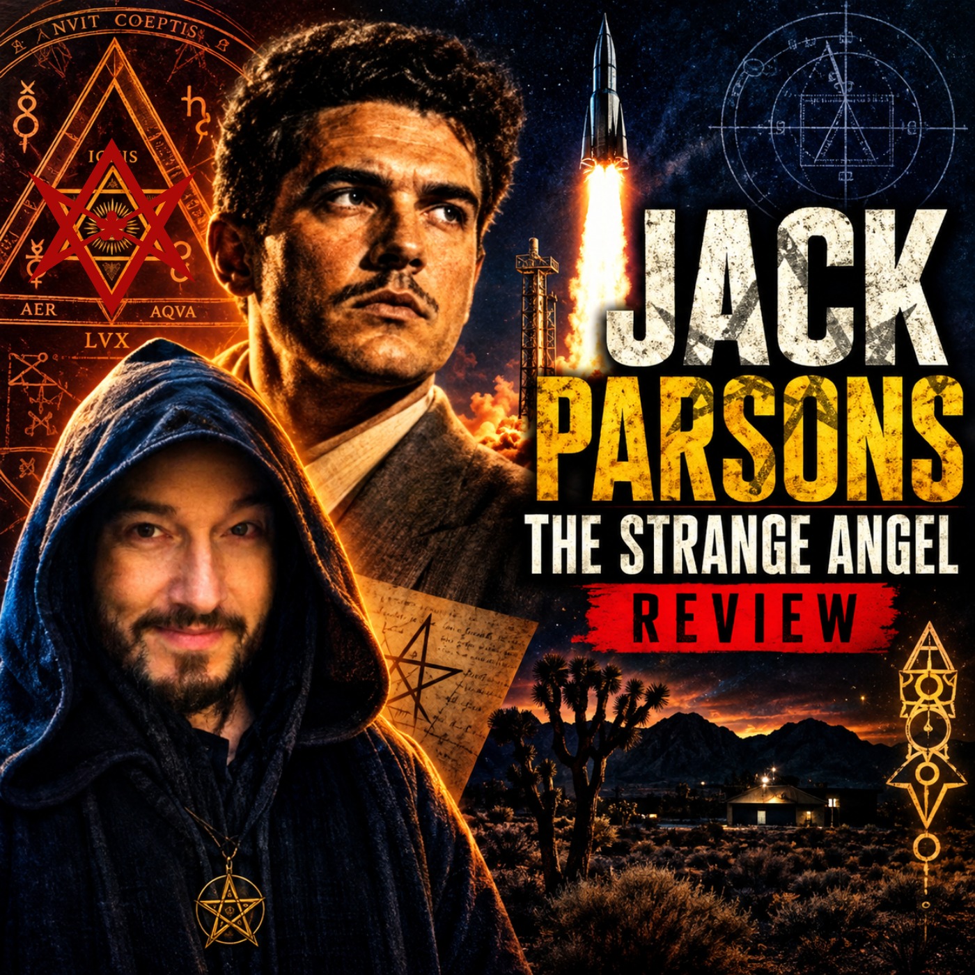 Jack Parsons, Aleister Crowley, L. Ron Hubbard - Rockets, Drugs and Magick episode artwork