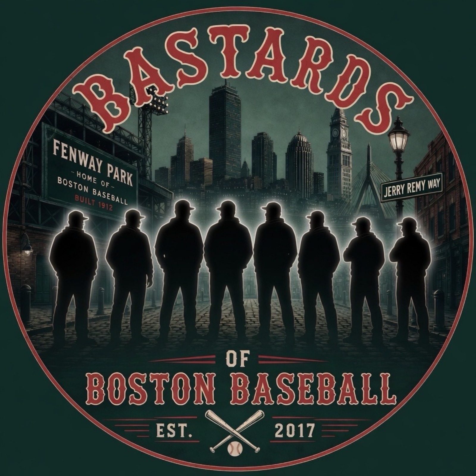 BASTARDS OF BOSTON BASEBALL (Red Sox) cover art
