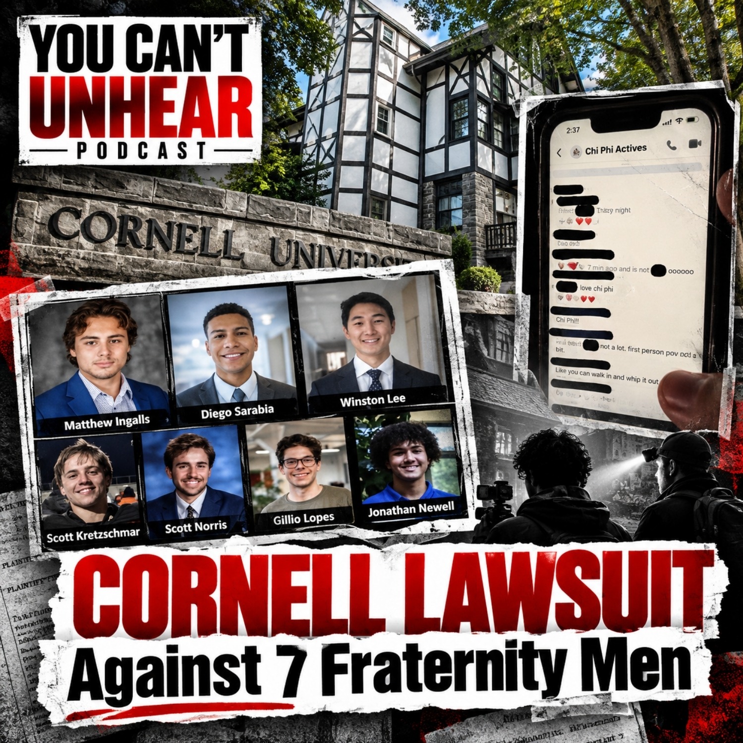 Lawsuit Against 7 CORNELL FRATERNITY MEN For Drugging & Gang-rap*ng a Former Student For Hours