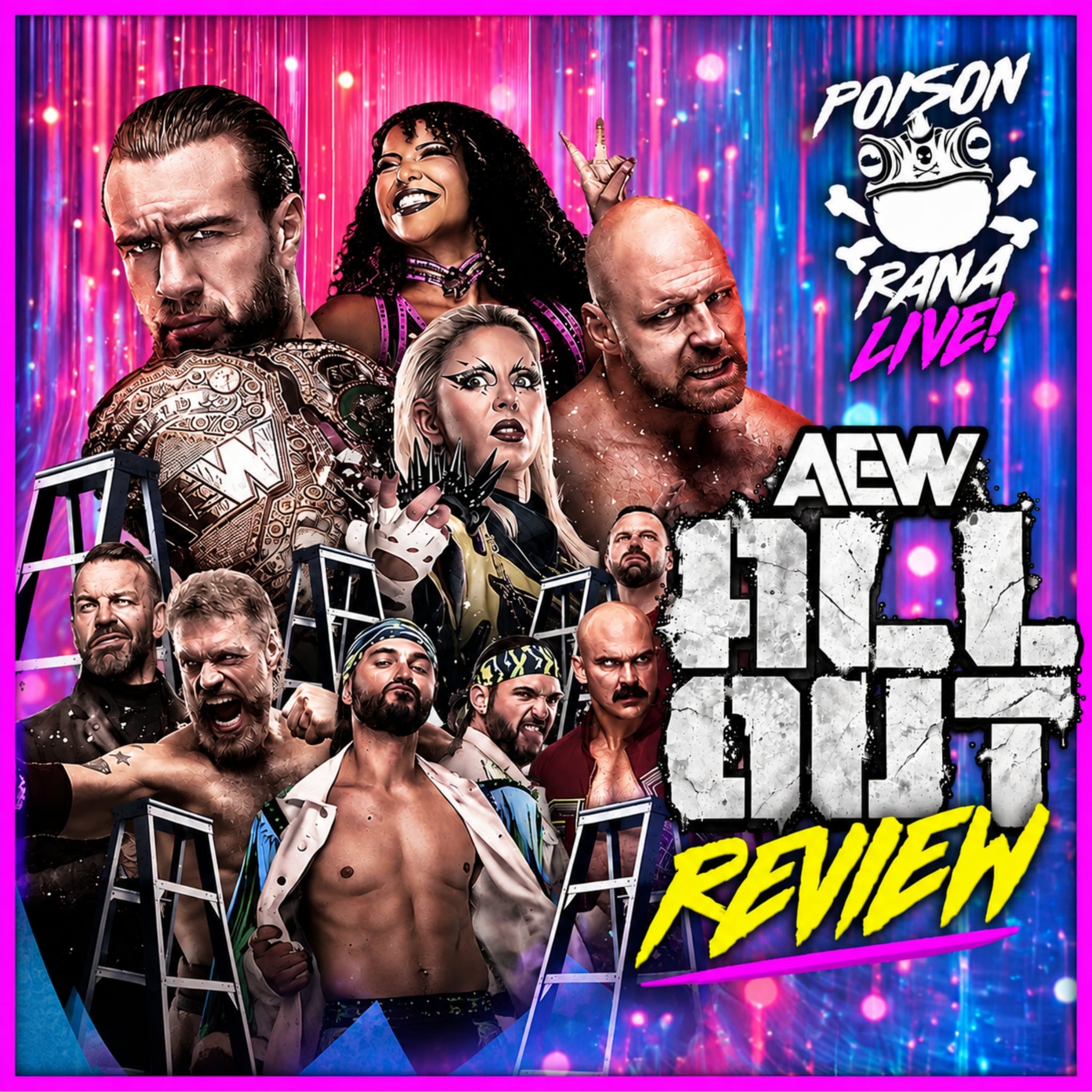 AEW ALL OUT 2026 REVIEW  | POISONRANA LIVE 9/27/26 episode artwork