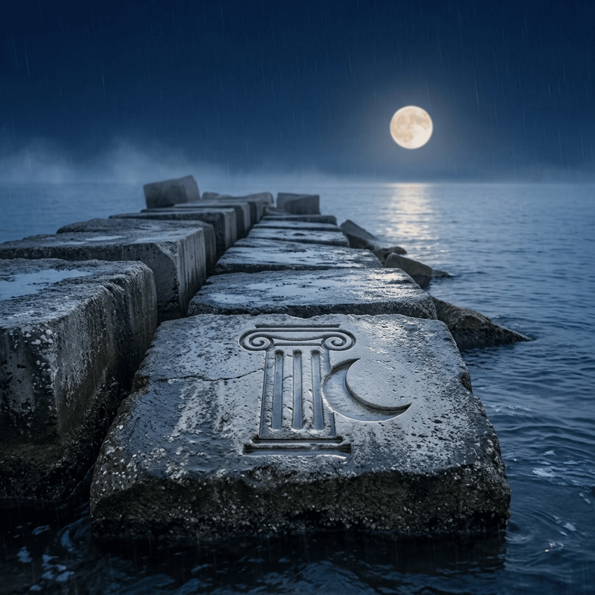 Roman Concrete: Why 2,000-Year-Old Harbors Still Stand | History for Sleep with Rain Sounds