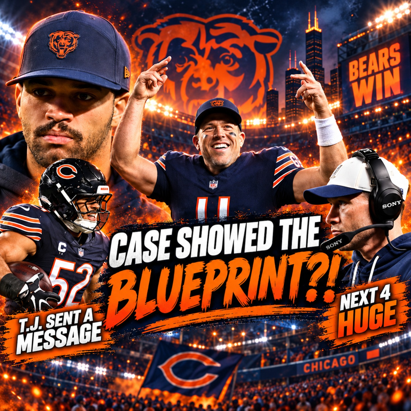 CASE KEENUM JUST SHOWED CALEB THE BLUEPRINT?! 👀🐻 | T.J. Edwards SENDS A MESSAGE + Bears’ Next 4 Are HUGE