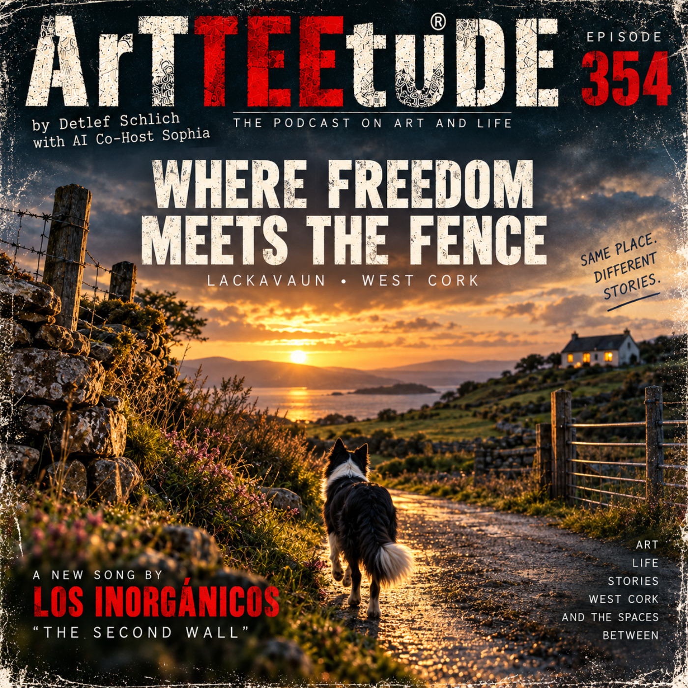 #ArTEEtude 354 -Detlef Schlich returns to Lackavaun on the north side of the Mizen Peninsula. An episode about home, fear, boundaries — and how profoundly the meaning of a place can change without the place itself changing. Featuring the new Los Inorgánicos track “The Second Wall.”