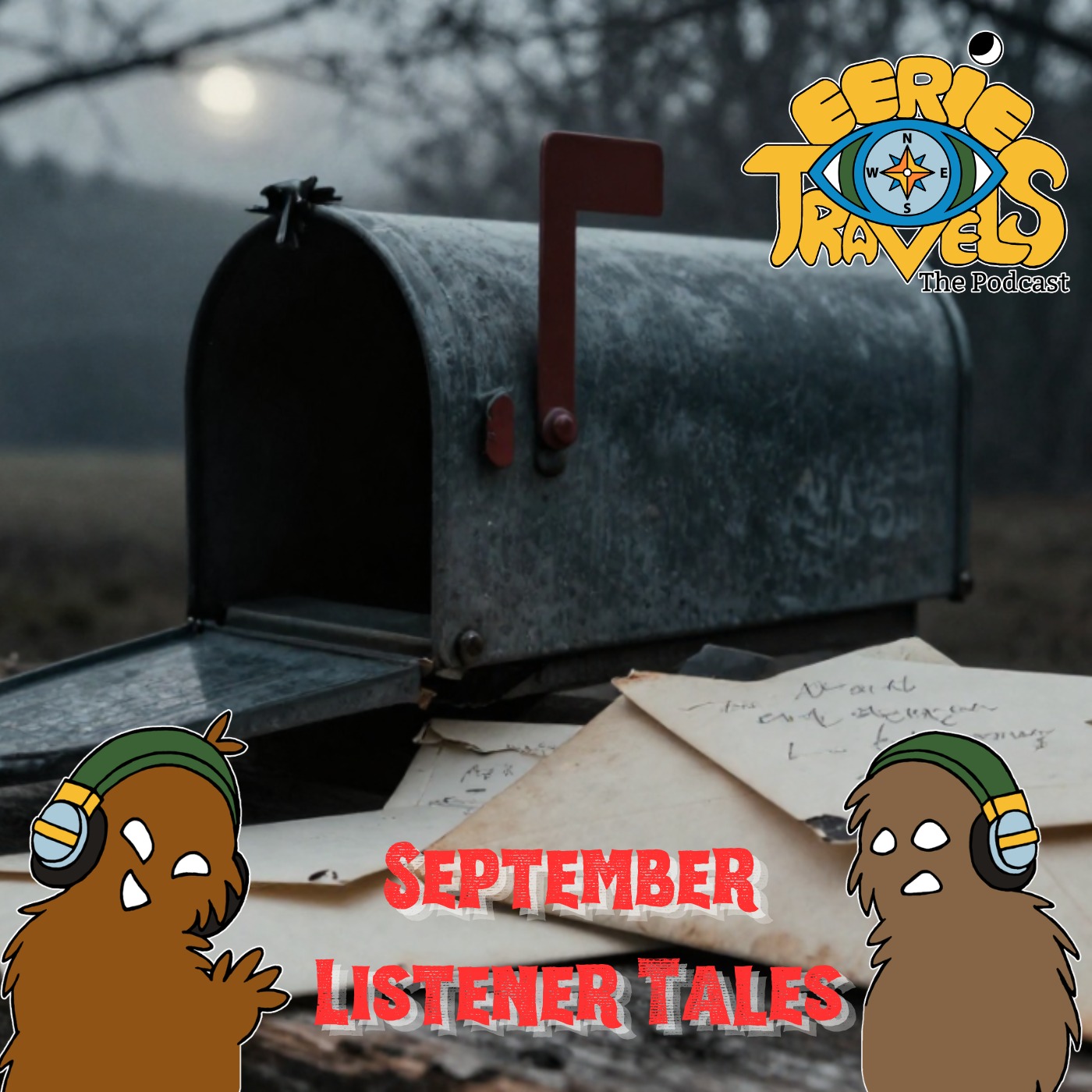 Episode 266 – Eerie Travels September Listener Tales – Ladies in White, Cryptids in the Woods, and more.