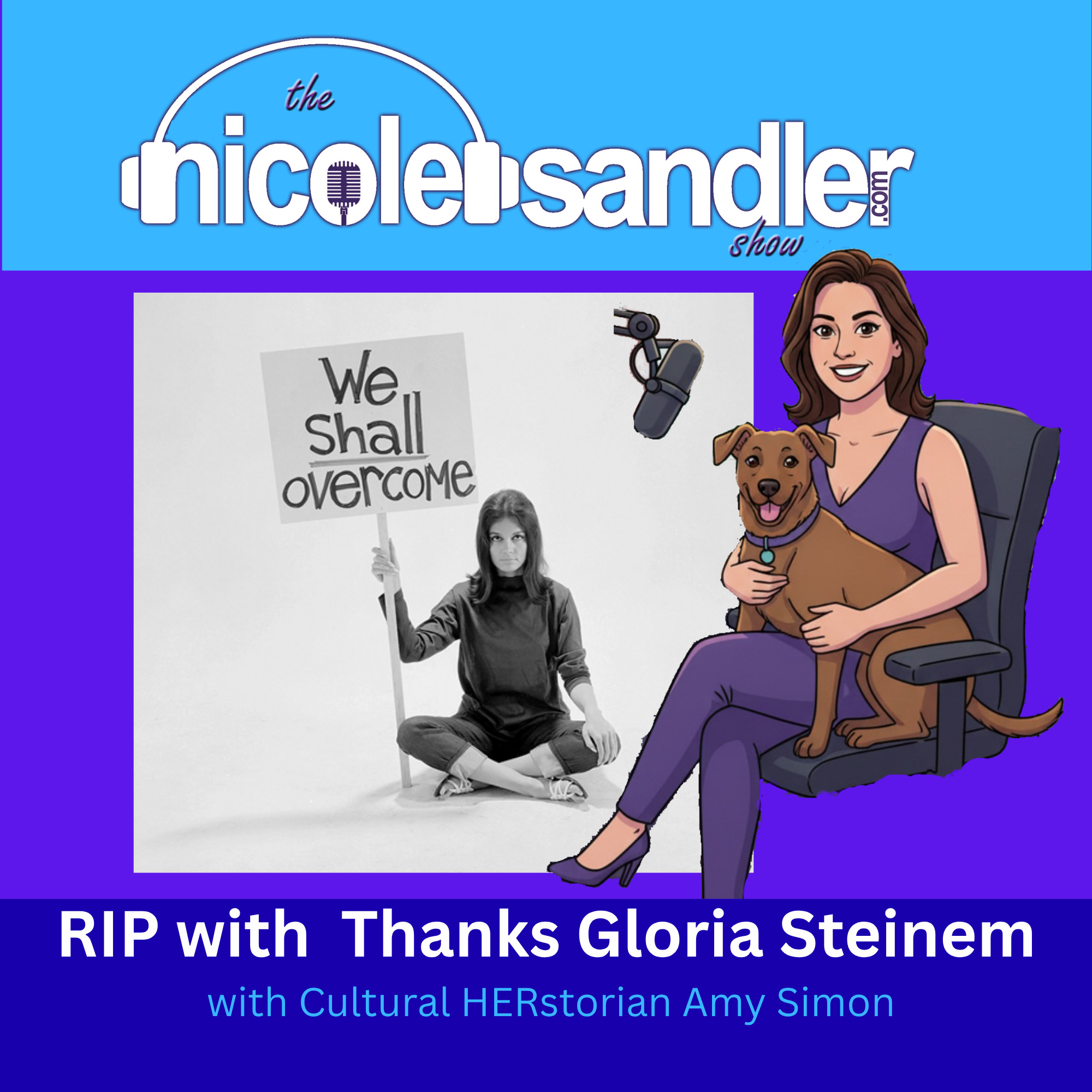 Rest In Peace & Power with Our Thanks & Love Gloria Steinem from All American Women episode artwork