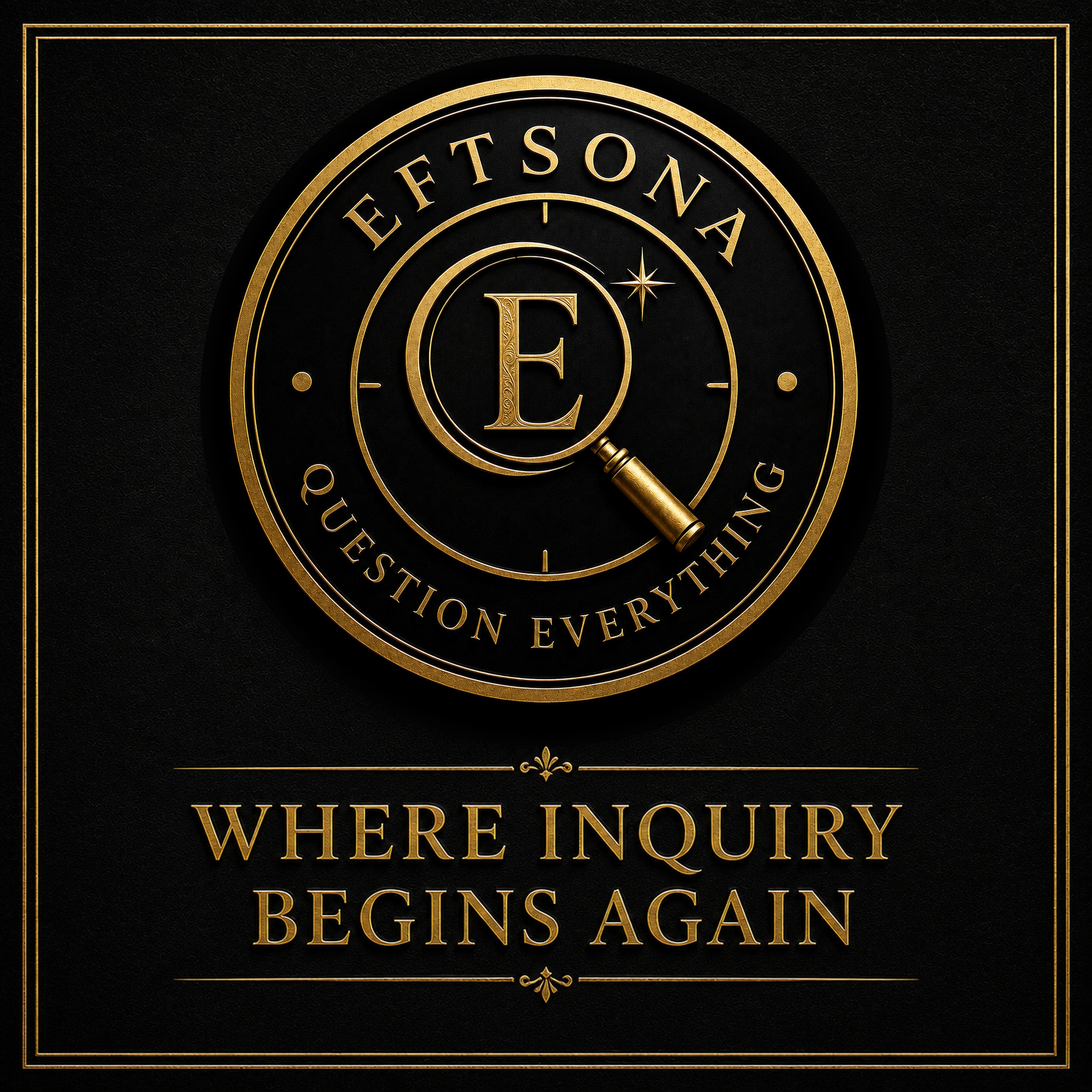 Eftsona — Where Inquiry Begins Again podcast artwork