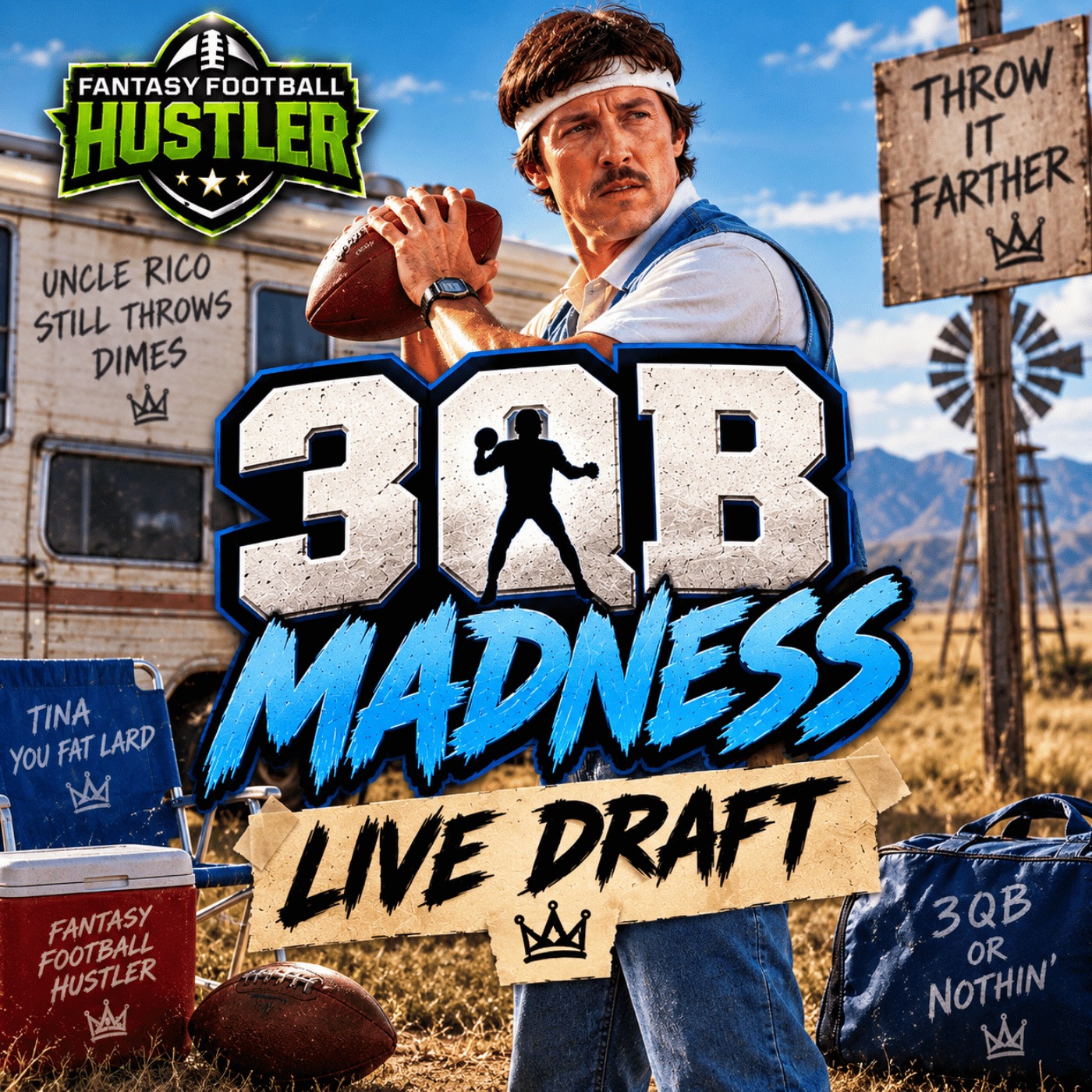 3QB Madness Live Draft